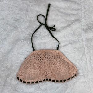 crochet bikini top